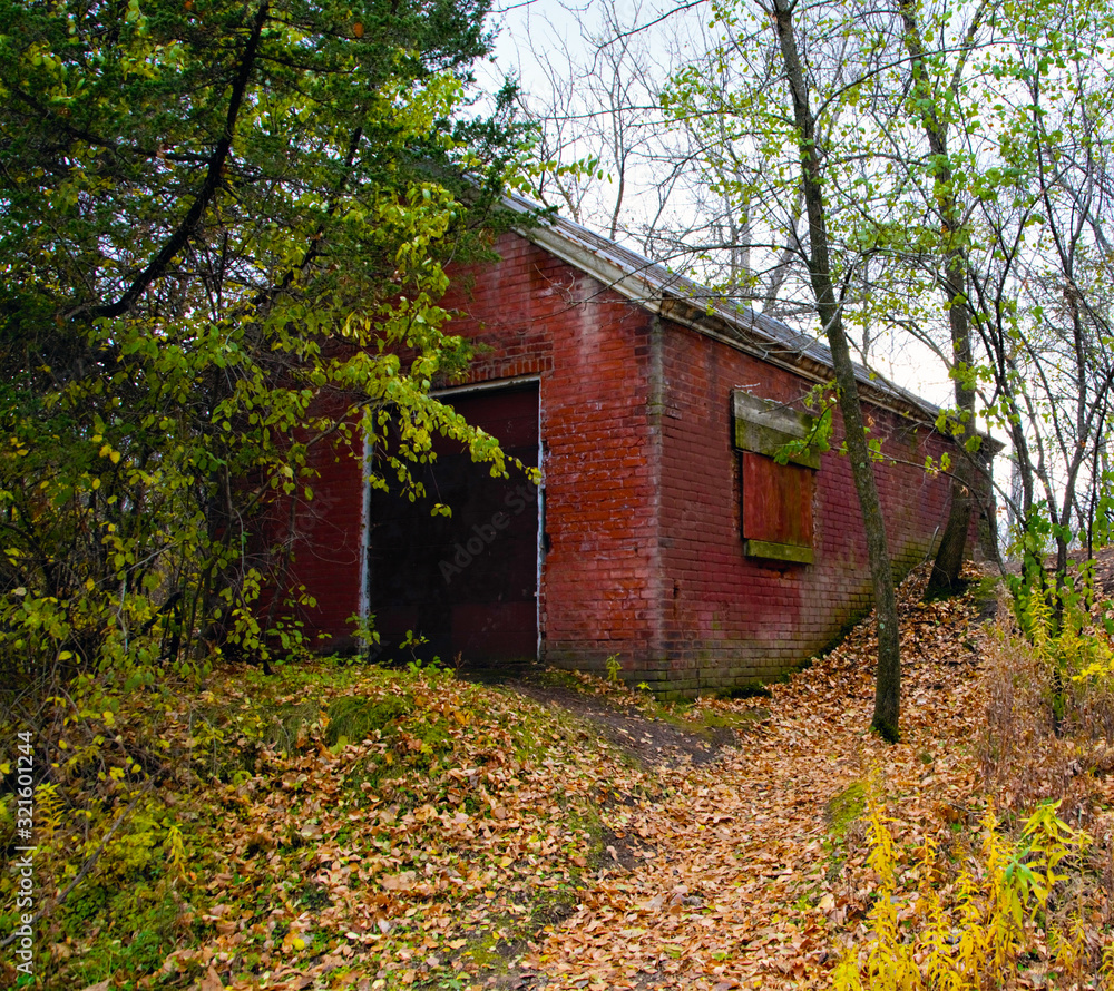 Obraz premium old house in the forest