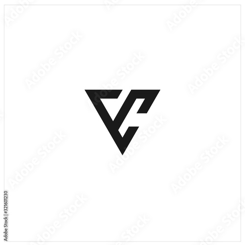 Initial Letter V, VC logo icon design template elements - vector