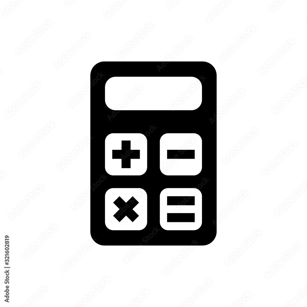 Calculator icon trendy Calculator icon trendy