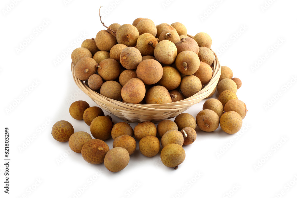 Longan isolated on white Longan isolated on white
