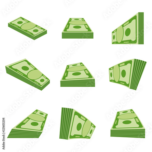 Set a various kind of money.