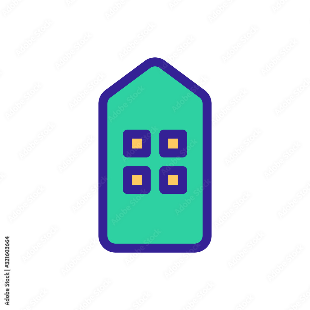 The bar code is an icon vector. Thin line sign. Isolated contour symbol illustration The bar code is an icon vector. Thin line sign. Isolated contour symbol illustration
