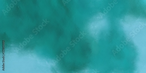 abstract background for business card with teal blue, dark cyan and medium turquoise colors
