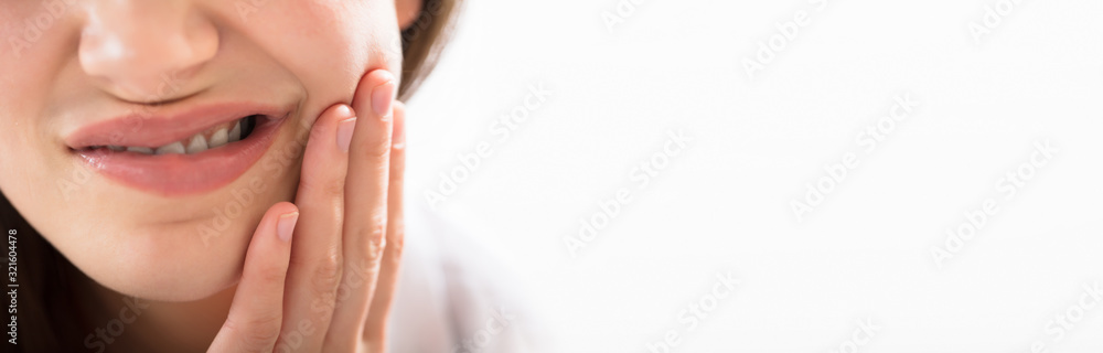 Obraz premium Woman Having Toothache