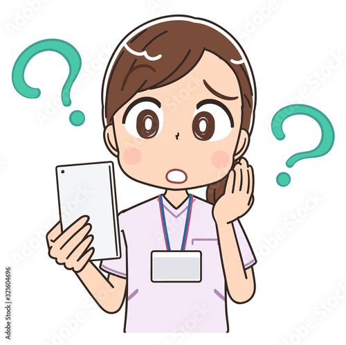 看護師 白衣 女 イラスト ナース マンガ 医療 かわいい