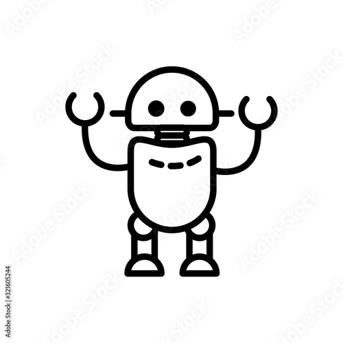 robot machine character technology artificial linear design