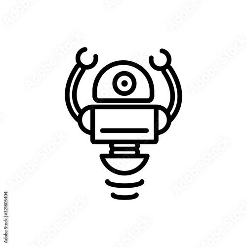 robot intelligence technology character artificial machine linear design