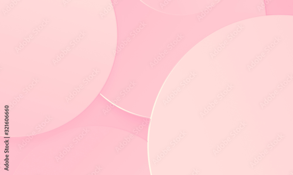 Circles pink tone texture background. Simple modern design use for valentine and mother day concept.
