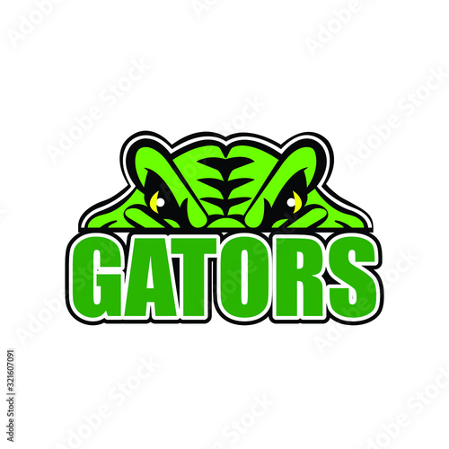 Gators logo template - VECTOR photo