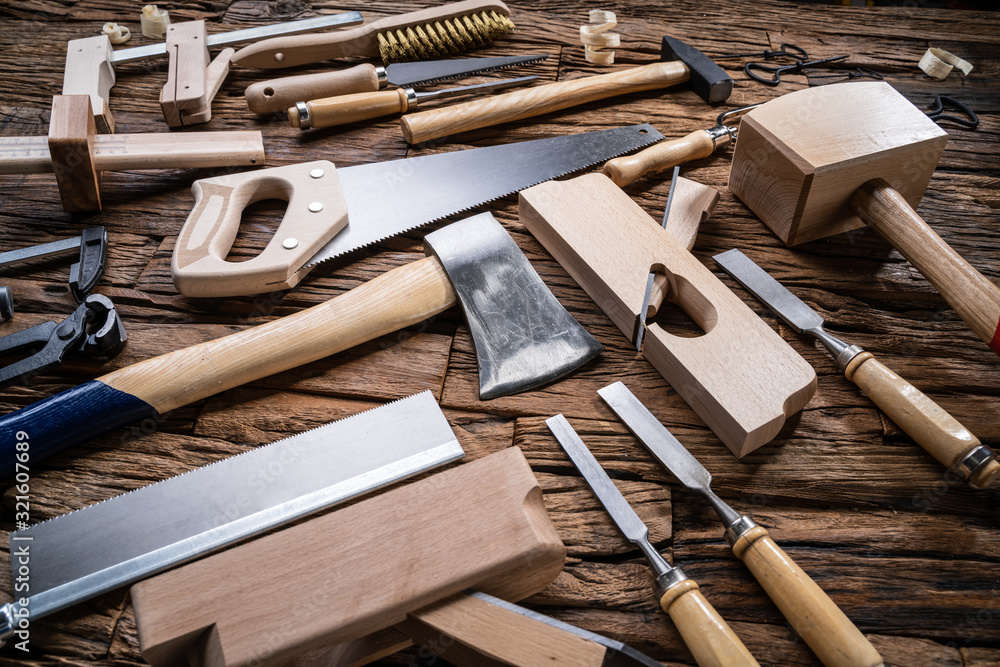 Various Carpenter Tools