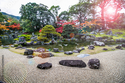 Sticker Japanese garden