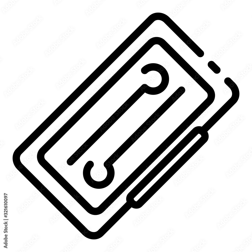 Tattoo equipment icon. Outline tattoo equipment vector icon for web design isolated on white background Tattoo equipment icon. Outline tattoo equipment vector icon for web design isolated on white background