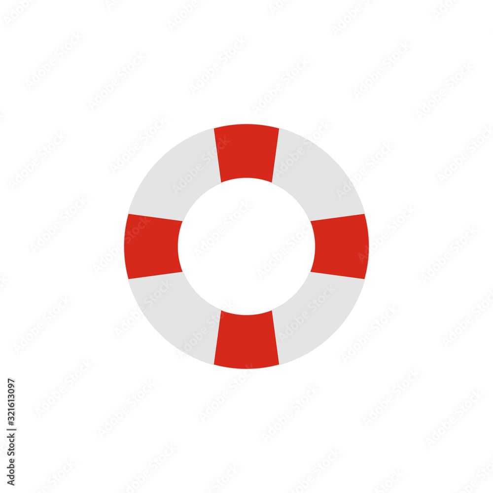 lifebuoy icon design vector logo template EPS 10