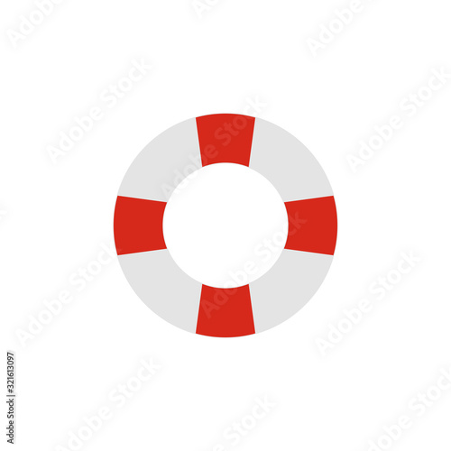 lifebuoy icon design vector logo template EPS 10