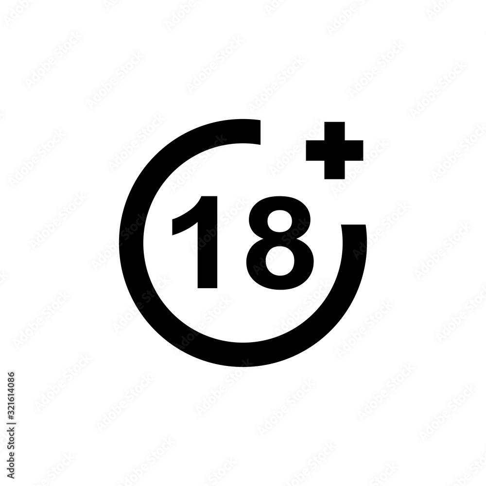 age limit icon design vector logo template EPS 10 age limit icon design vector logo template EPS 10