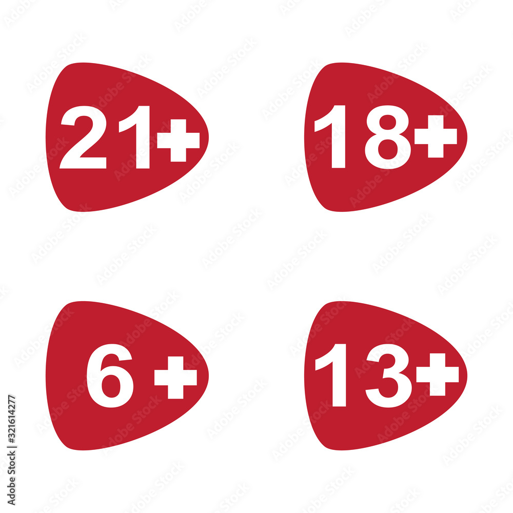 age limit icon design vector logo template EPS 10 age limit icon design vector logo template EPS 10
