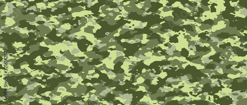 black and green camouflage banner. background and texture.