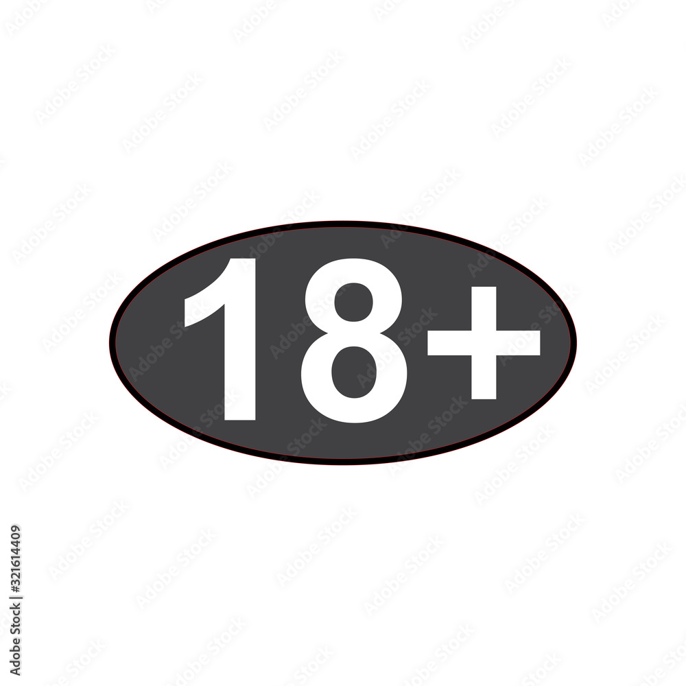age limit icon design vector logo template EPS 10 age limit icon design vector logo template EPS 10