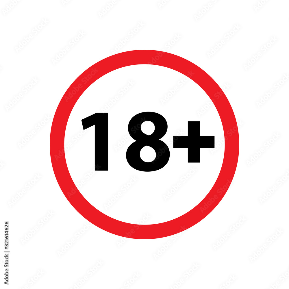 age limit icon design vector logo template EPS 10 age limit icon design vector logo template EPS 10