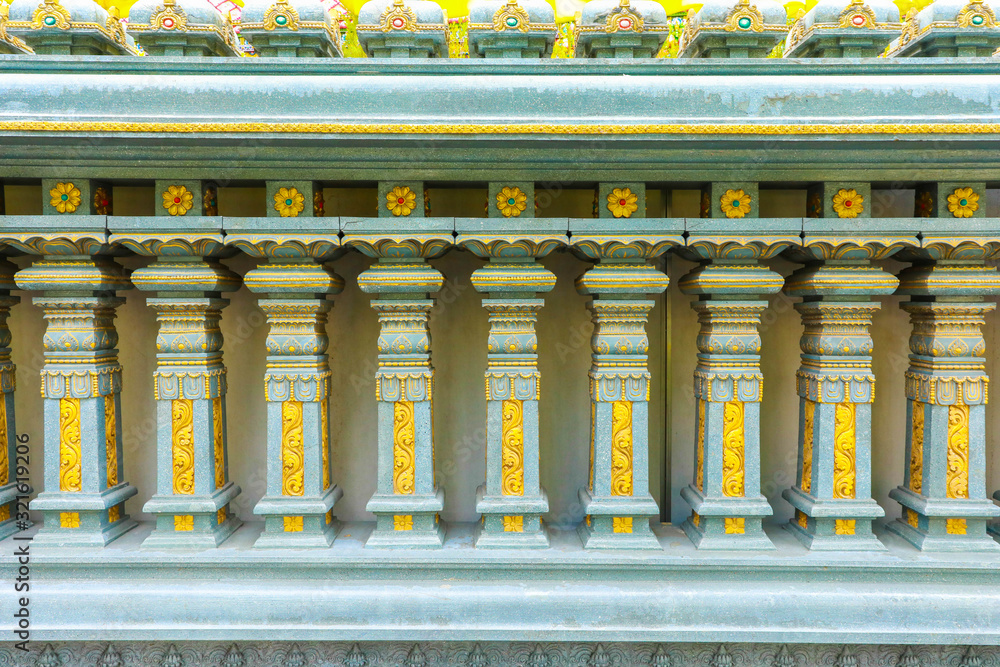 Fence hindu style , bangkok Thailand. Fence hindu style , bangkok Thailand.