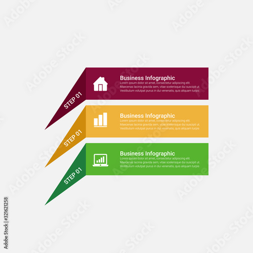 Infographic elements - bar and line charts, percents, pie charts, steps, options, timeline, people infographics, vector eps10 illustration © Vectosome
