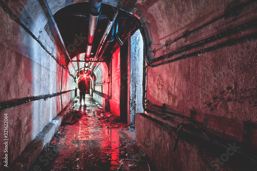 Abandoned forts Line Maginot in France, world war