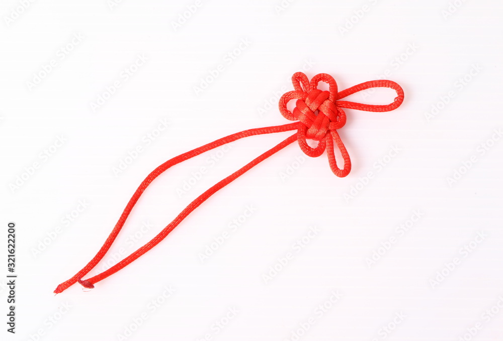 Close up Chinese decorative knots Close up Chinese decorative knots