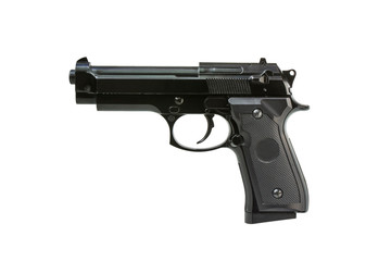 Toy gun isolated on white background