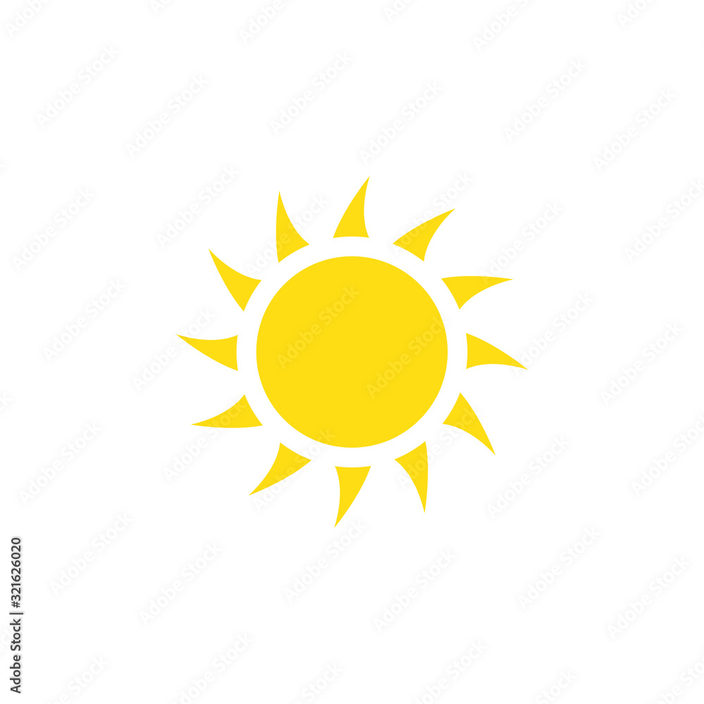 sun icon design vector logo template EPS 10 sun icon design vector logo template EPS 10