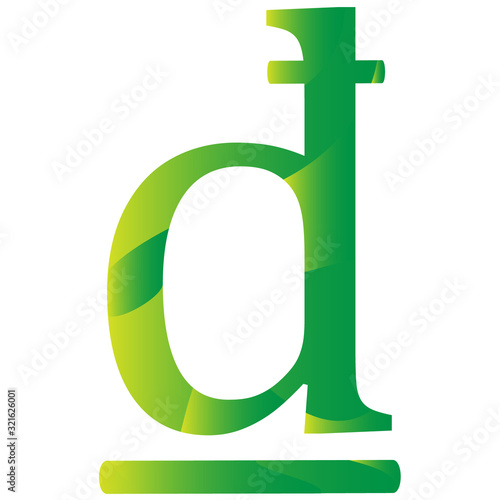 Dong Vietnam currency symbol icon vector illustration on a white background