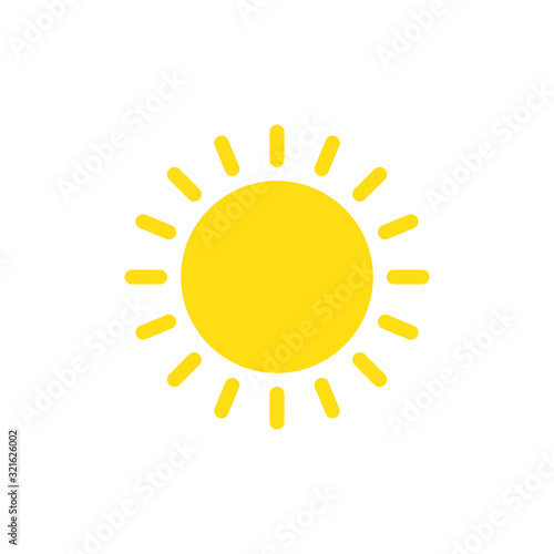 sun icon design vector logo template EPS 10