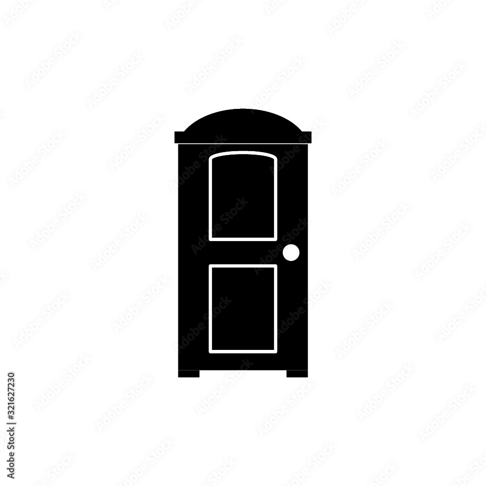 Public toilet icon, Portable toilet sign Public toilet icon, Portable toilet sign
