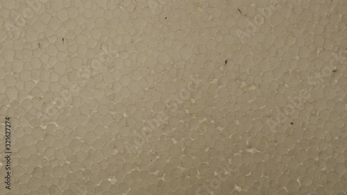 close up plastic foam board texture