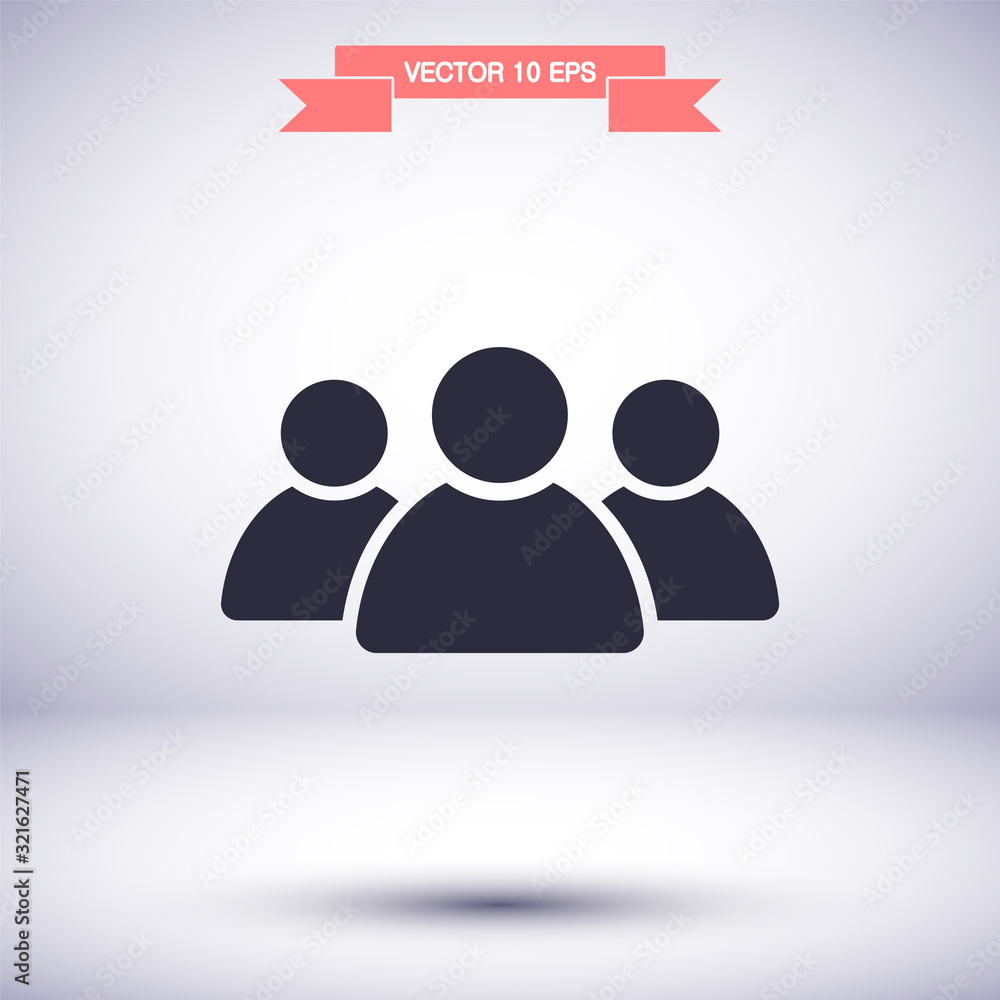 Human vector icon , lorem ipsum Flat design Human vector icon , lorem ipsum Flat design