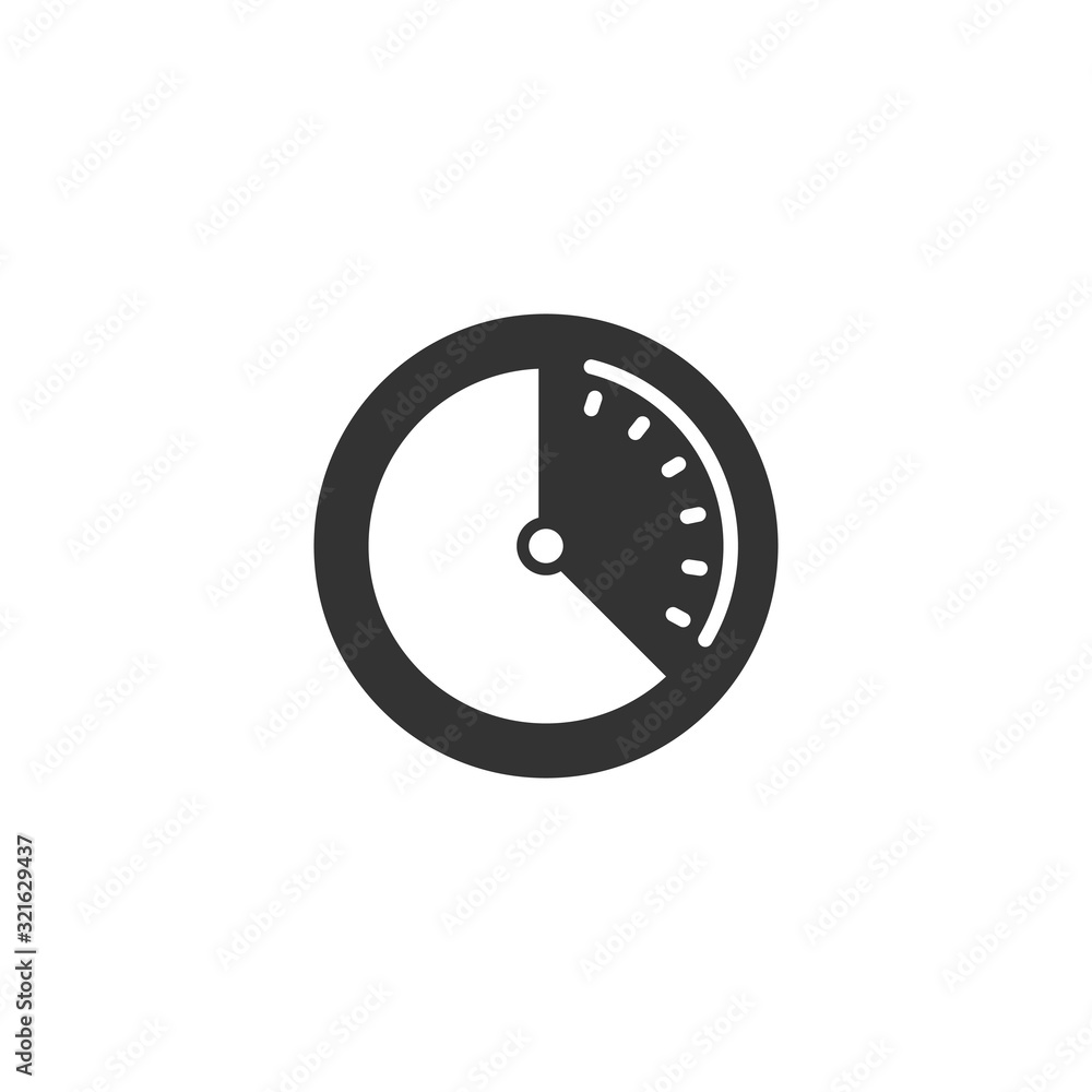 Clock icon in flat style. Watch vector illustration on white isolated background. Timer business concept. Clock icon in flat style. Watch vector illustration on white isolated background. Timer business concept.