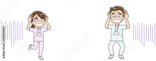 かわいい ナース 看護師 白衣 男女 イラスト マンガ アニメ