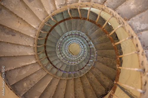 stairs in the lighthouse, spiral staircase