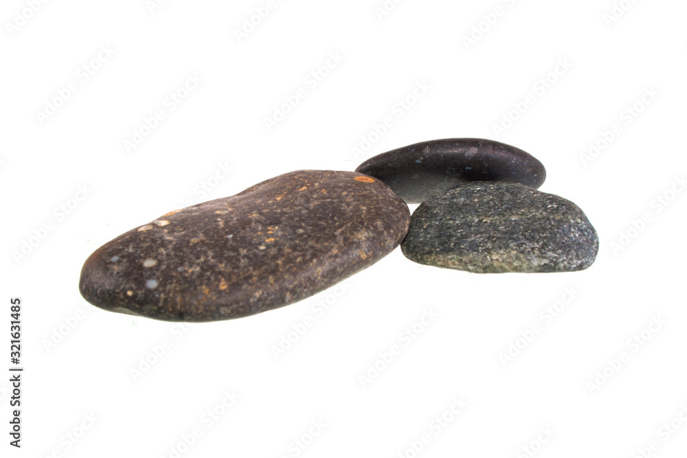 stone isolated on white background stone isolated on white background