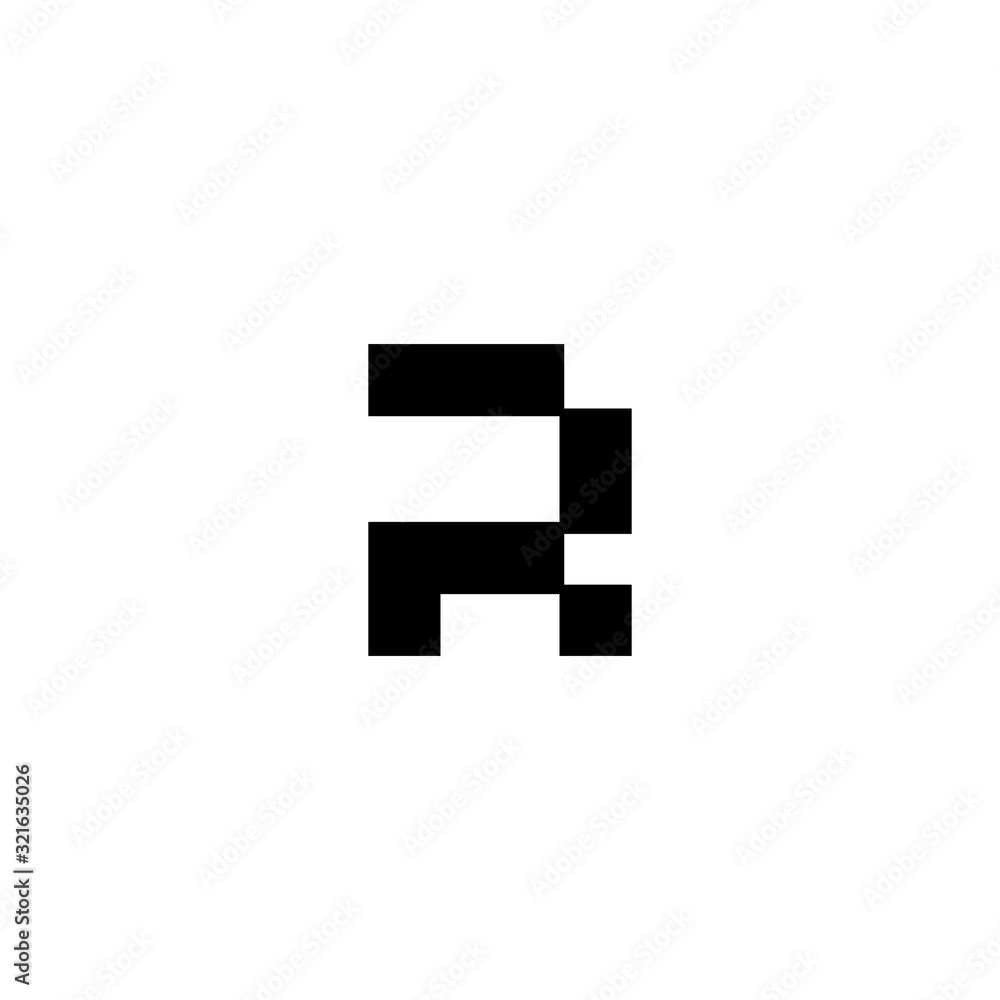 R Logo Design Vector Template R Logo Design Vector Template