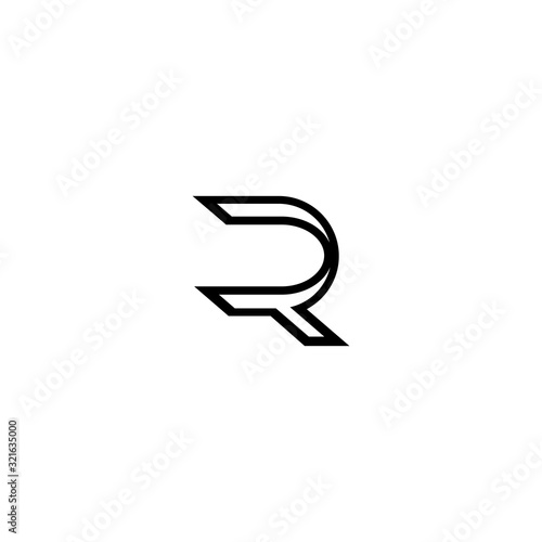 Free Download R Letter logo design template - GFXLoad