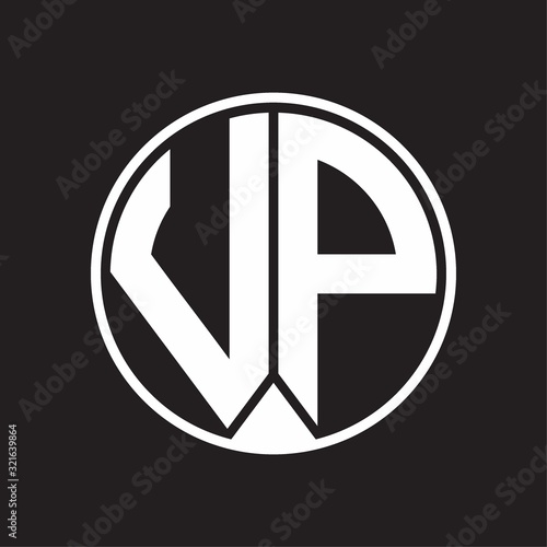 VP Logo monogram circle with piece ribbon style on black background Free Download VP Logo monogram circle with piece ribbon style on black background - GFXLoad
