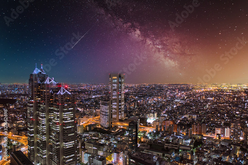 Wallpaper Mural 銀河の新宿２ Torontodigital.ca