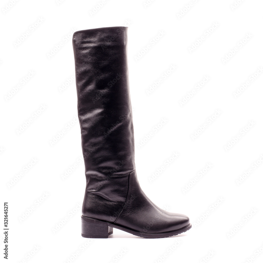 Women's boots on a white background