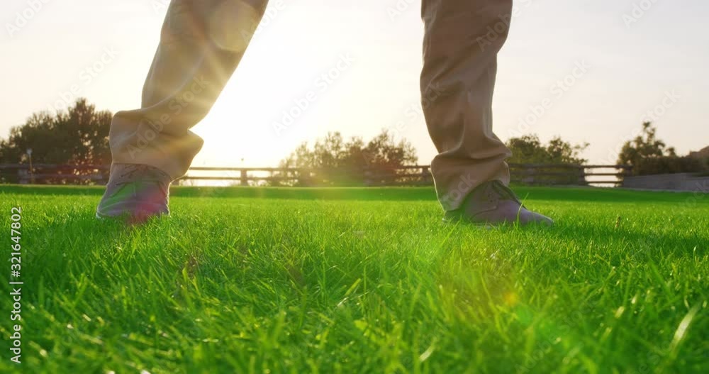 Man play Golfing And Putting Ball In Hole. Close-up. Man play Golfing And Putting Ball In Hole. Close-up.