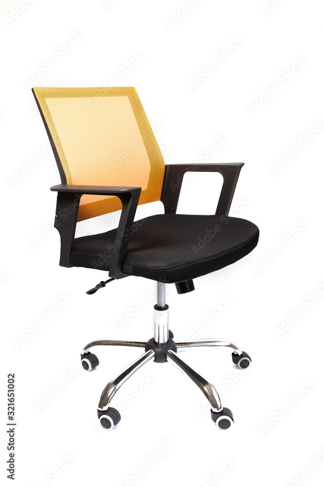 Obraz premium Modern office chair on isolated on white background