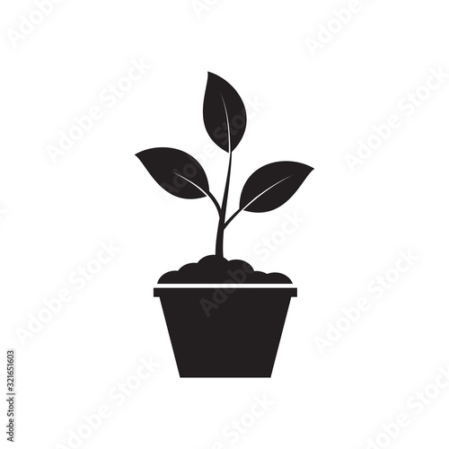 Plant icon ,garden icon vector flat style illustration