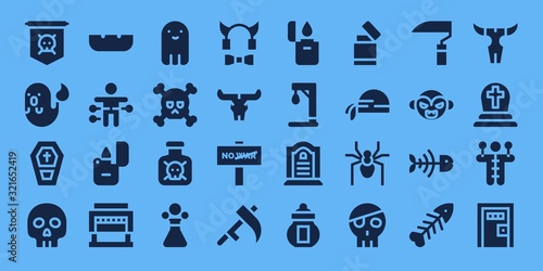 death icon set
