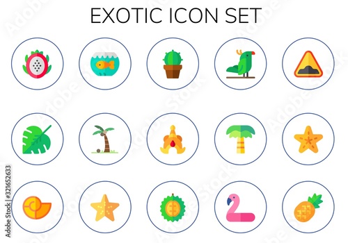 exotic icon set