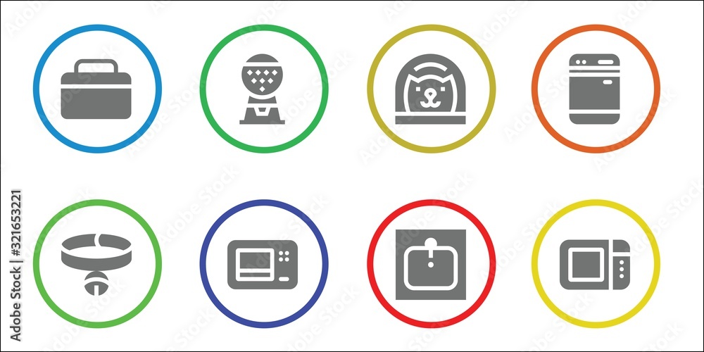 Modern Simple Set of domestic Vector filled Icons Modern Simple Set of domestic Vector filled Icons