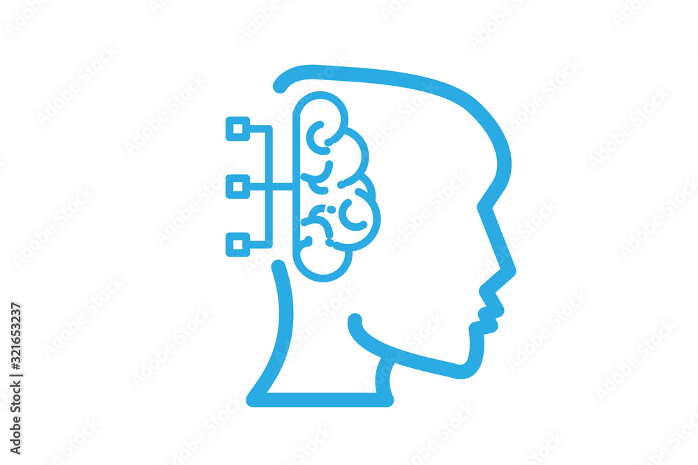 Brain creative idea Brain in light-bulb vector illustration Thin sign of innovation, solution, education icon. Brain creative idea Brain in light-bulb vector illustration Thin sign of innovation, solution, education icon.